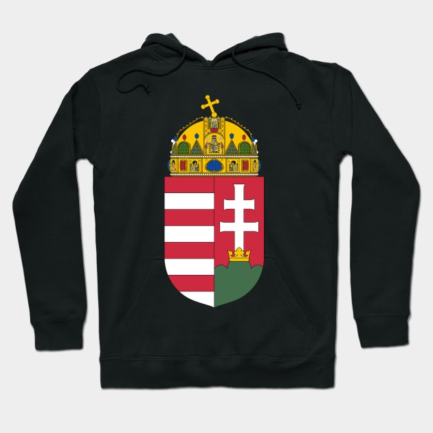 Hungary (Coat of Arms) Hoodie by Bugsponge